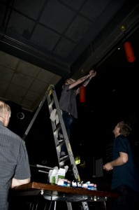 CEE CORNER HOTEL 1-10 Sammy changes light at the Corner
